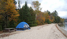 Bring the whole family.  Camp outside at our beach.